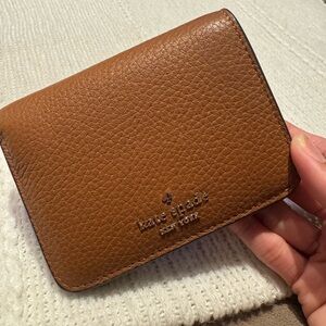 kate spade Tan Leather Card Holder